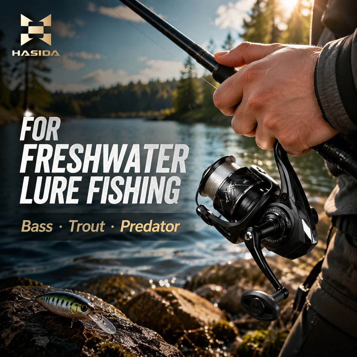 Moulinet Spinning HASIDA AULA  - Abu Garcia Reel Max avis et prix
