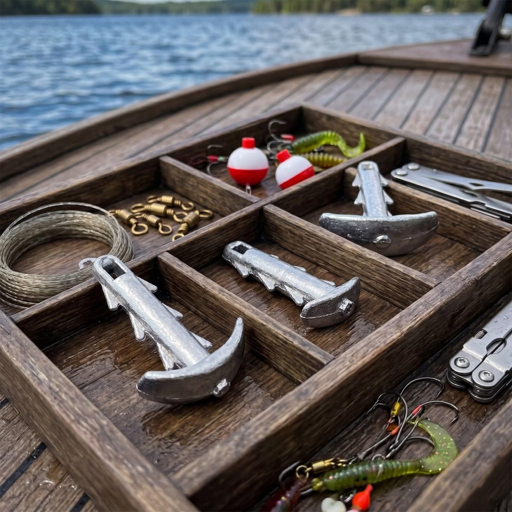 5 poids d'appât en forme d'orm - Fishing Boat Anchor avis et prix